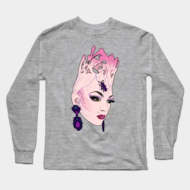 Violet Chachki Icon Long Sleeve T-Shirt by Jakmalone